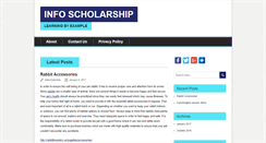 Desktop Screenshot of infoscholarship.net