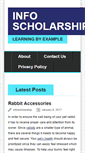 Mobile Screenshot of infoscholarship.net